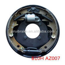 1500KG boat trailer hydraulic dacromet drum brake plate stainless